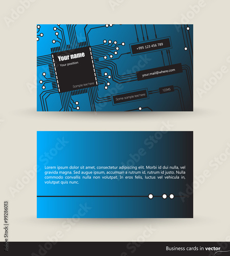 Logic circuit visit card