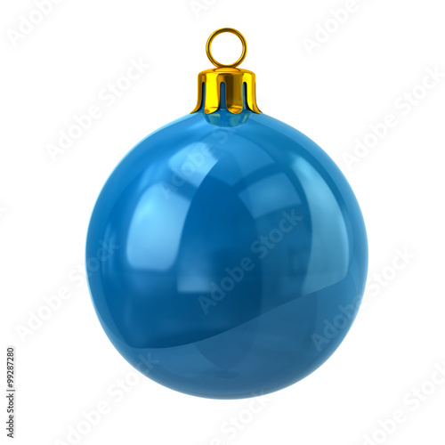 Blue Christmas ball