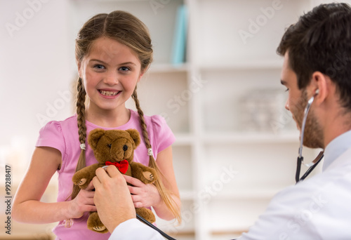 Child and pediatrician