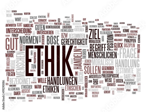 Obraz na płótnie Ethik