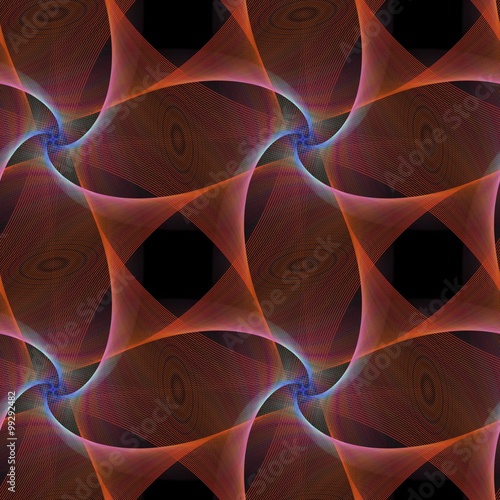 Seamless computer generated fractal pattern background