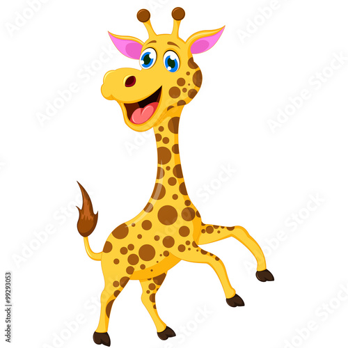 funny giraffe cartoon for you design