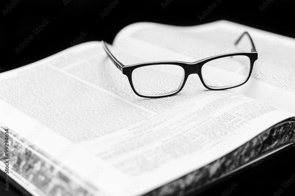 Glasses on the Talmud. Background Torah study Glasses on the Talmud. Background Torah study