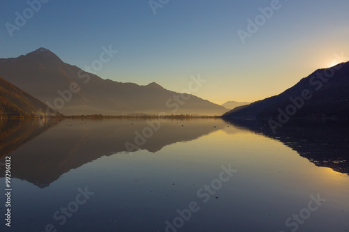 Sunset on the lake