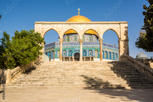 Dome of the Rock mosque in Jerusalem, Israel photo