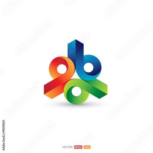 Abstract Letter B Logo