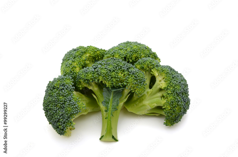 Fresh Broccoli isolated on the white background. Fresh Broccoli isolated on the white background.