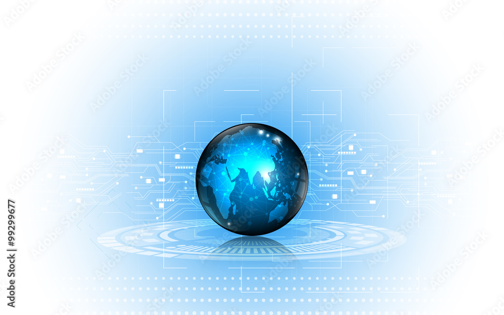 vector abstract background digital globe tech innovation concept vector abstract background digital globe tech innovation concept
