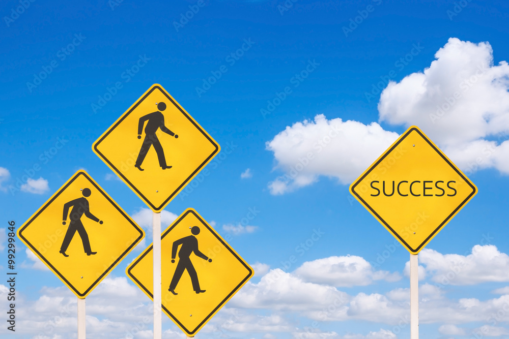 Success creative sign