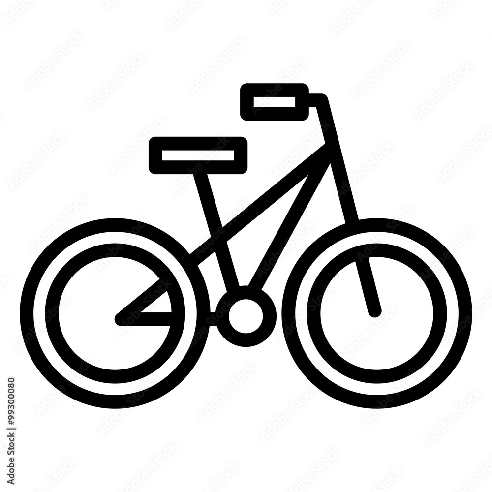 Fototapeta premium アイコン：自転車