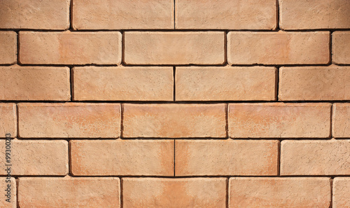 Brown brick wall. brick background.