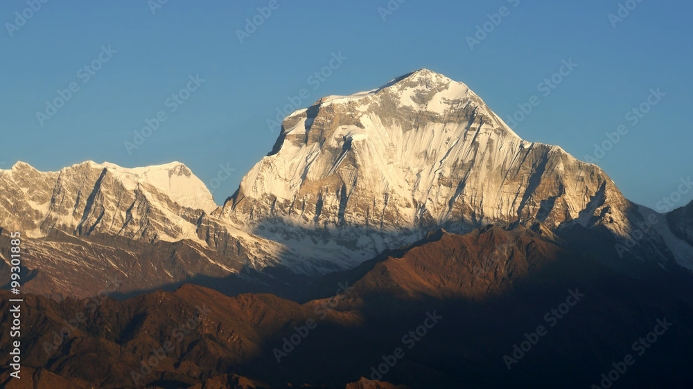 Dhaulagiri. Himalayas, Nepal