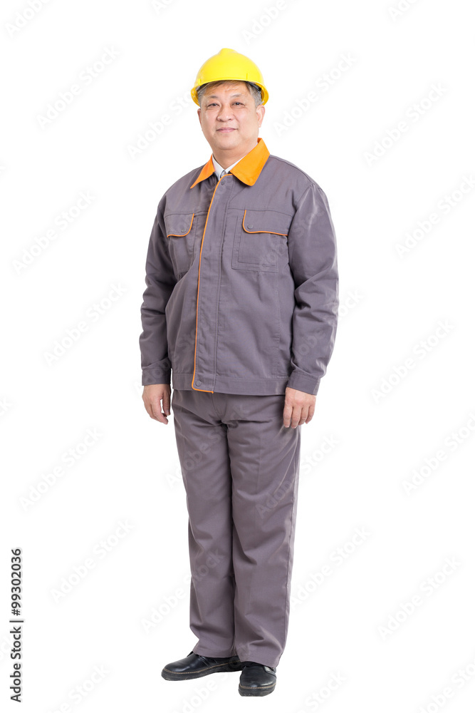 isolated engineer with yellow hardhat isolated engineer with yellow hardhat
