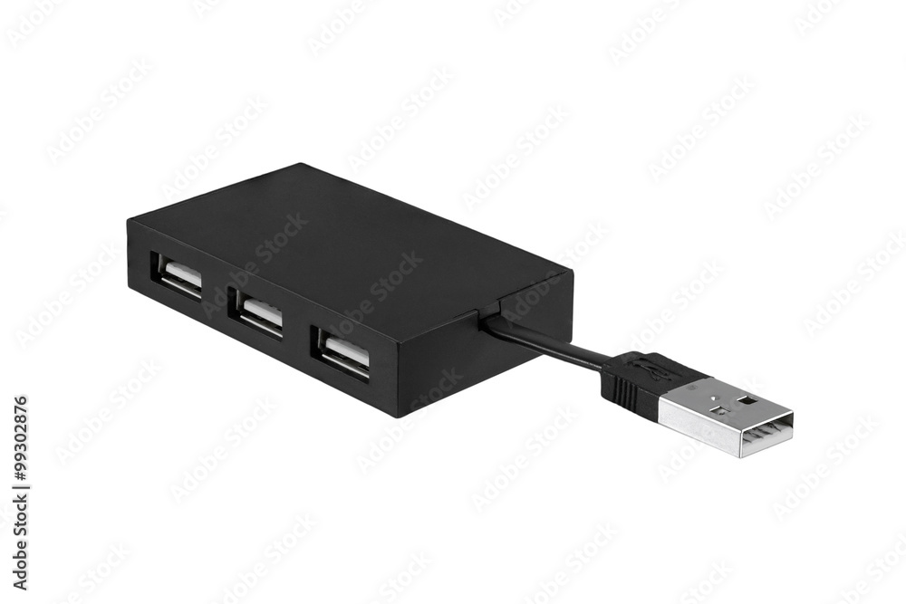 The external computer device with ports The external computer device with ports