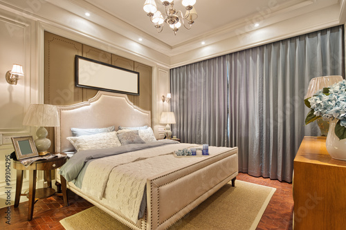 interior of modern bedroom © zhu difeng