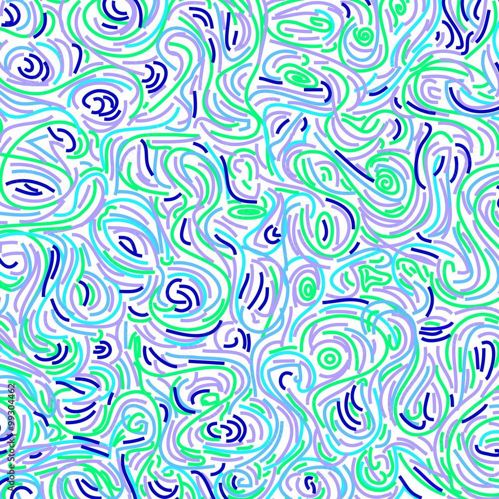 Fototapeta premium Abstract background of different colored lines