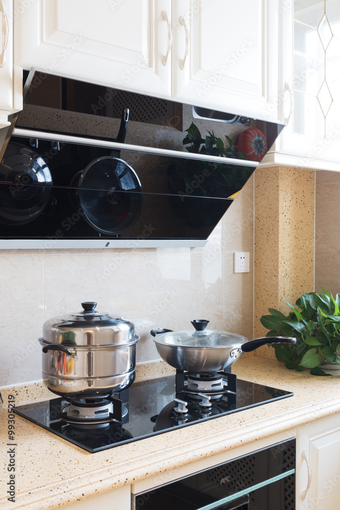 interior of modern kitchen