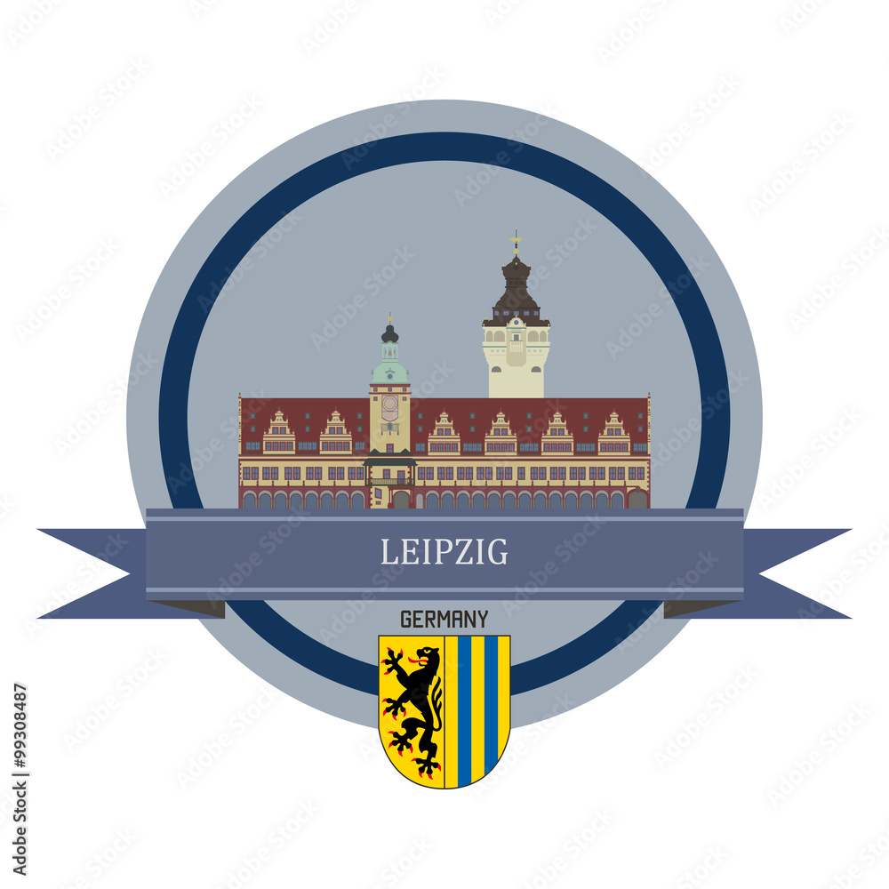 Leipzig ribbon banner