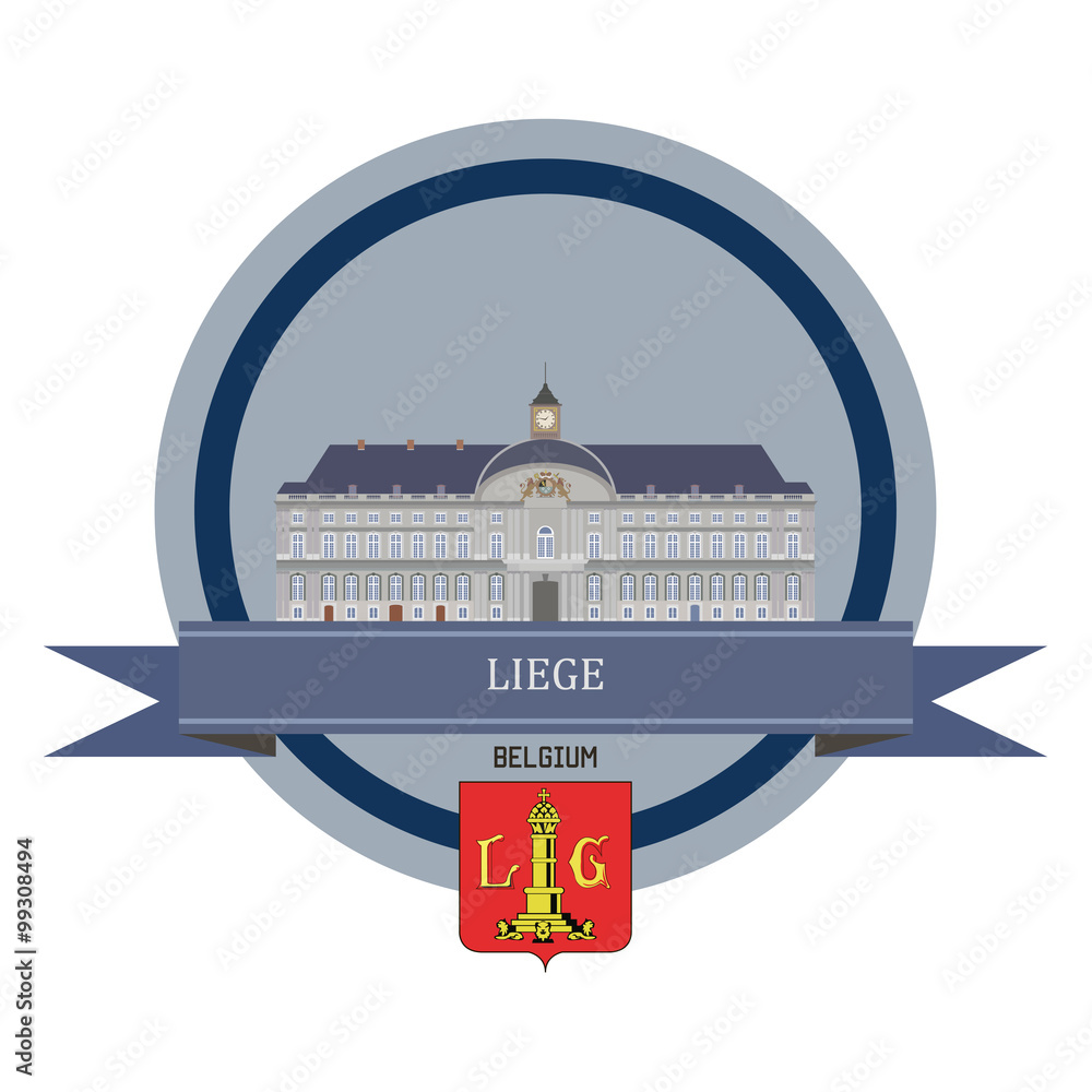 Liege ribbon banner