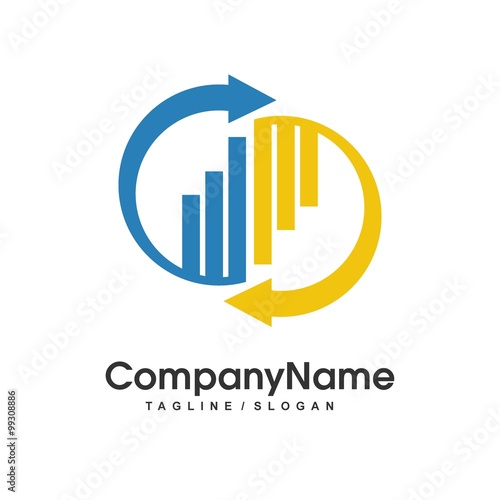 finance vector logo icon