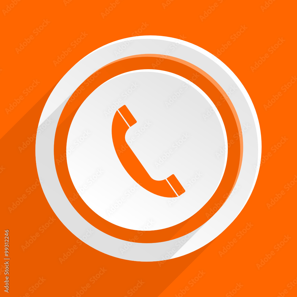 phone flat design modern vector orange icon for web and mobile app
phone flat design modern vector orange icon for web and mobile app