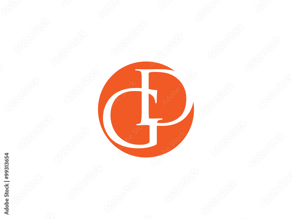 Double GD letter logo Double GD letter logo
