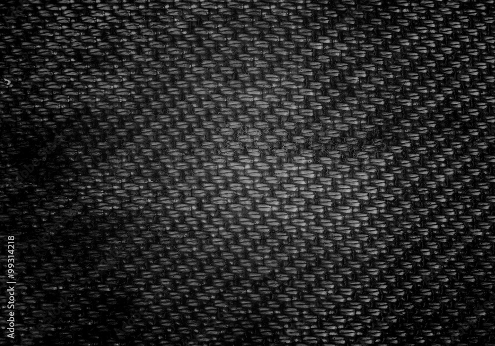 Black and white pattern on Old clothes close up Black and white pattern on Old clothes close up