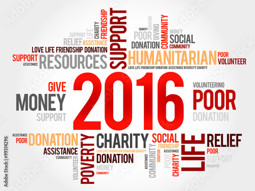 2016 help word cloud concept background