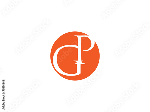 Double GP letter logo