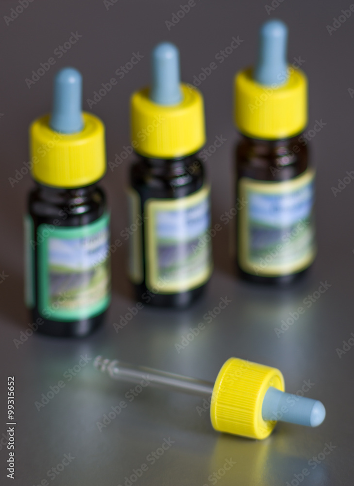 Bottles with droppers Bottles with droppers