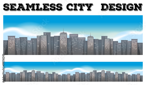 Seamless buildings in the city