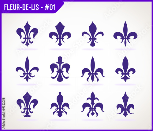 Fleur-De-Lis Graphic Collection #1