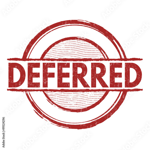 Deferred stamp