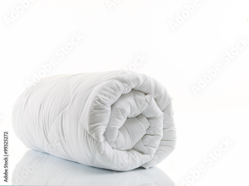 Quilt on the white background