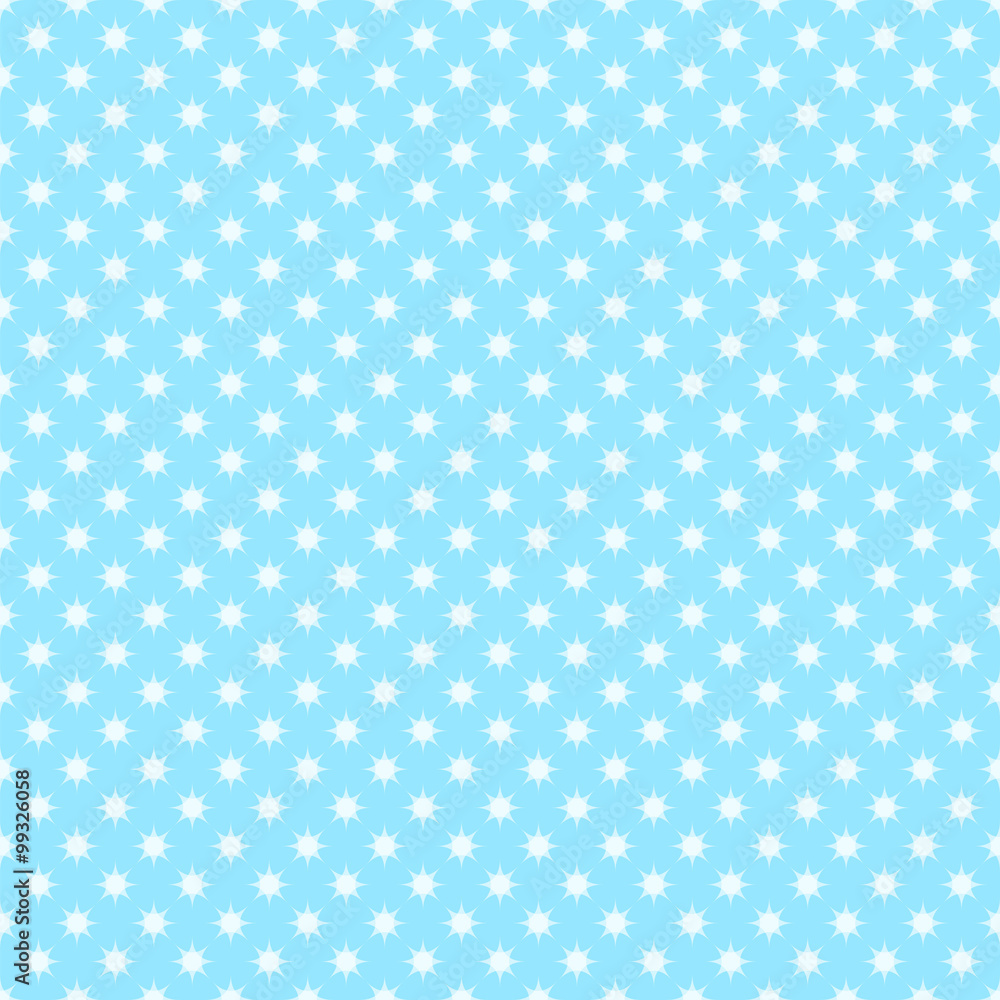 Vector Background # Medium Star Dot Pattern, Blue