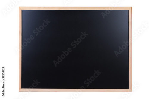 blank black board