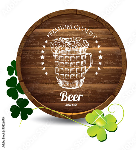 Barrel of beer