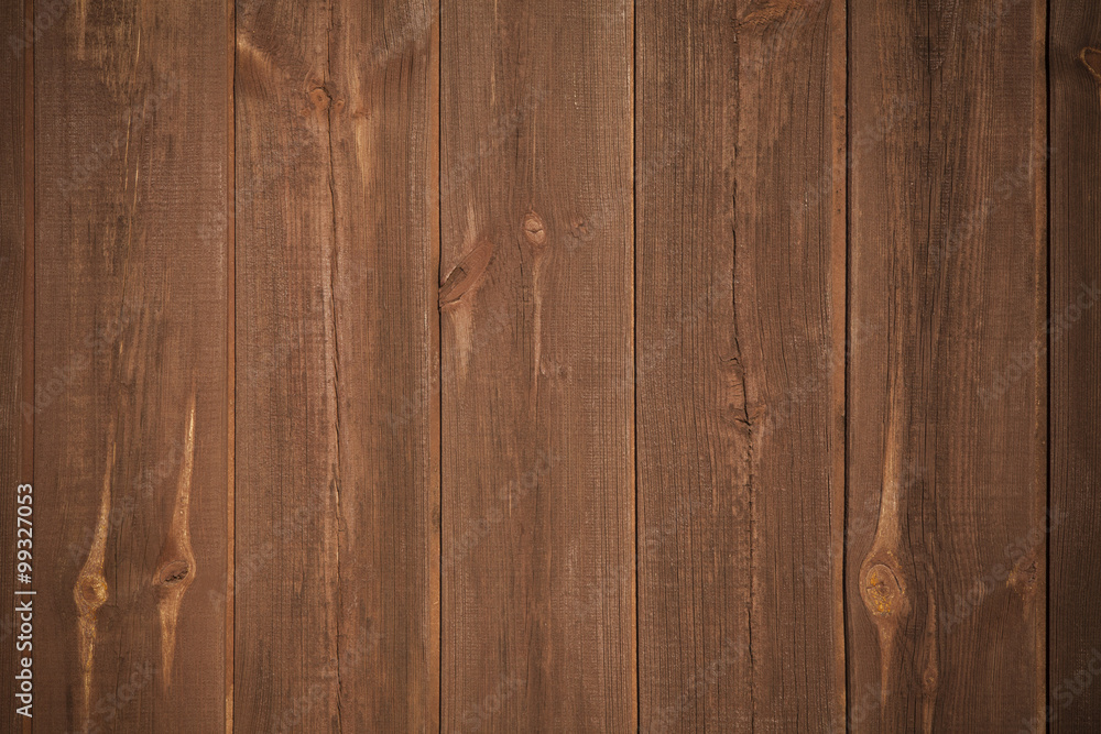 Naklejka premium brown wooden background