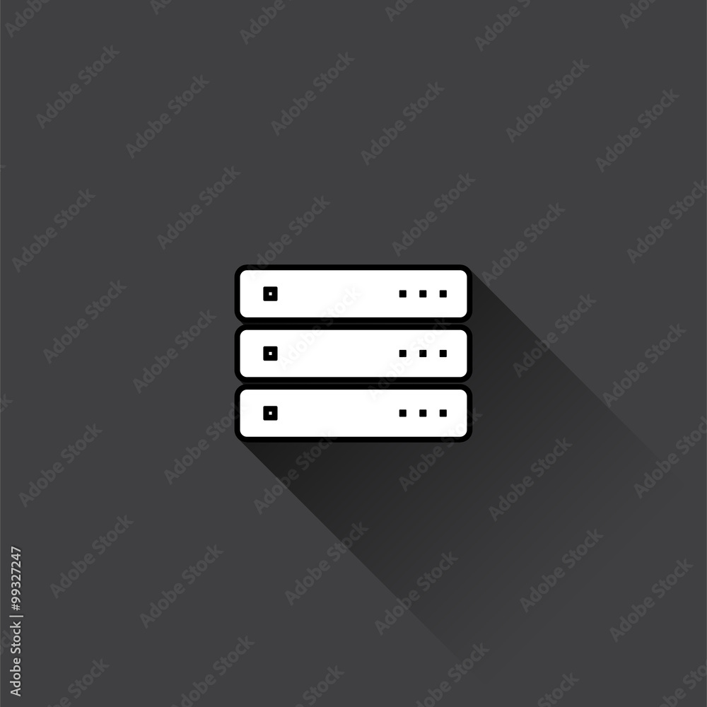 Obraz premium Server icon. Vector illustration