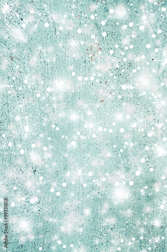 Light snow Christmas background for design