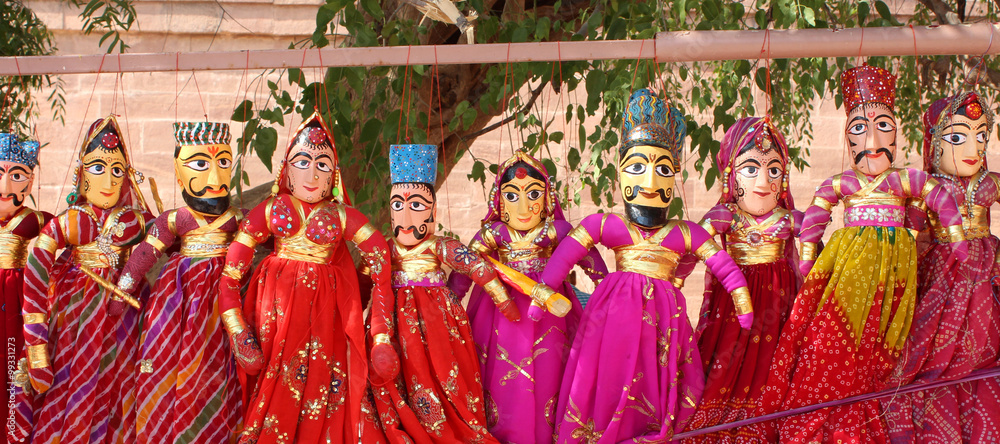 Marionnettes /Rajasthan - Inde