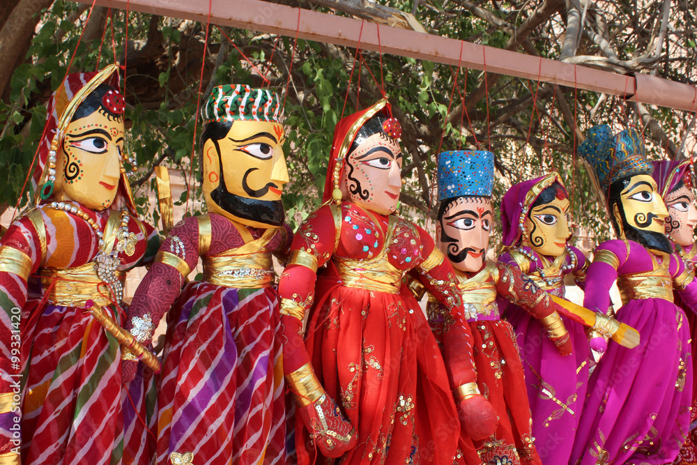 Marionnettes /Rajasthan - Inde