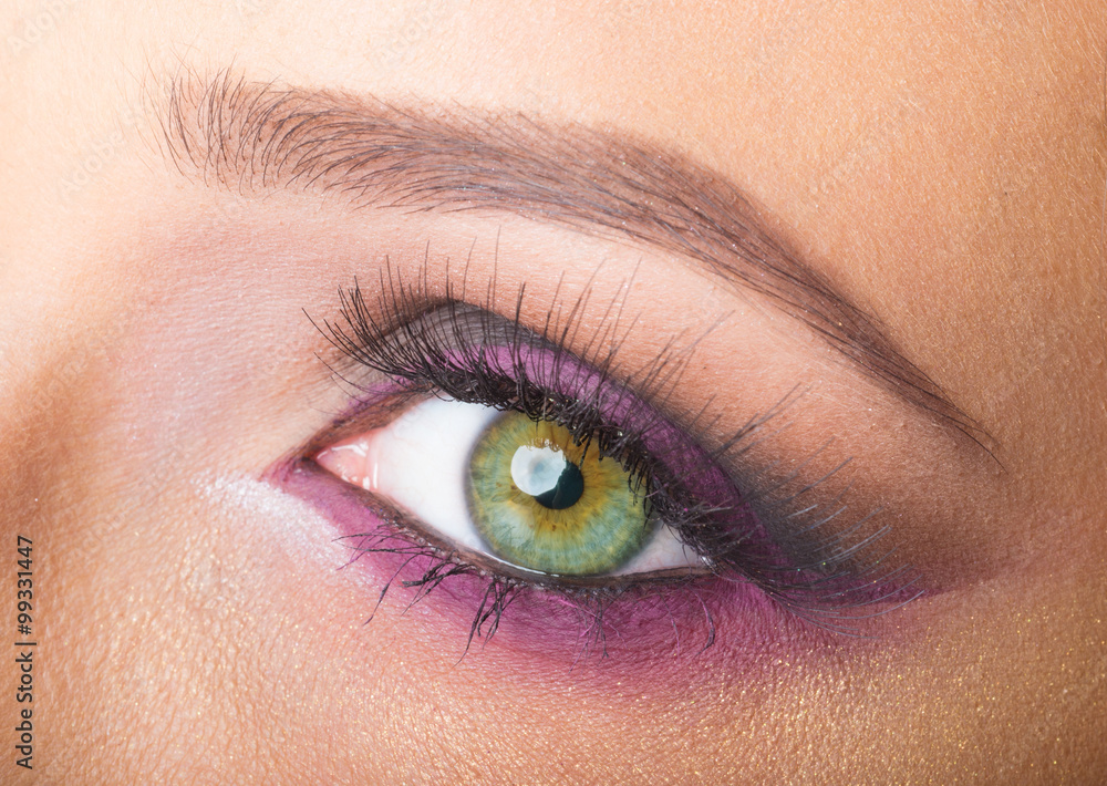 Eye close up makeup Eye close up makeup