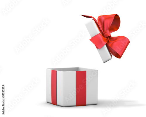 Open gift box