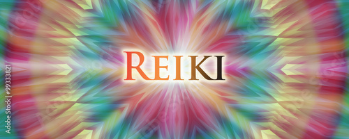 Schilderij op canvas Reiki design