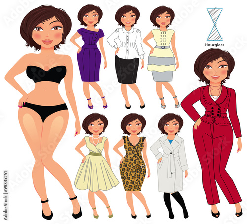 fashion style for hourglass