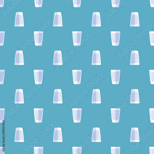colored shot glass seamless pattern.