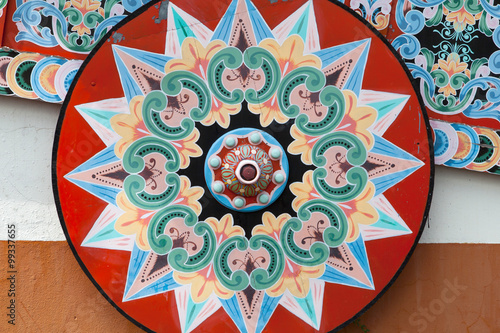 Painted oxcart, Sarchi/Costa Rica photo