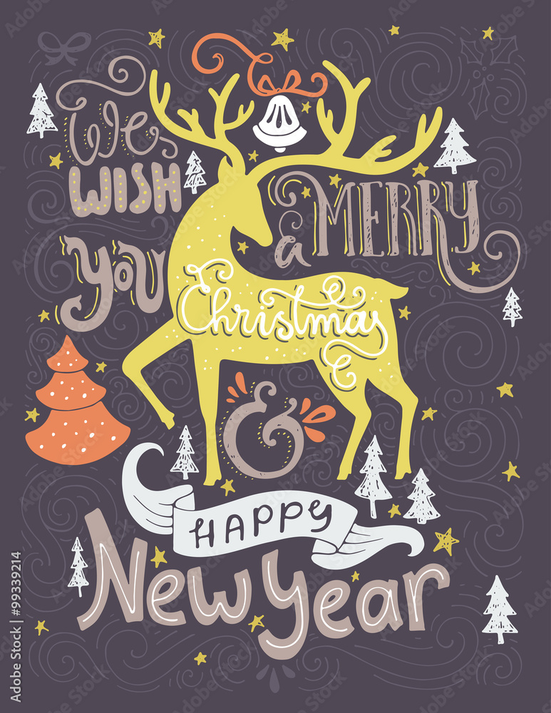 Merry Christmas Deer Merry Christmas Deer