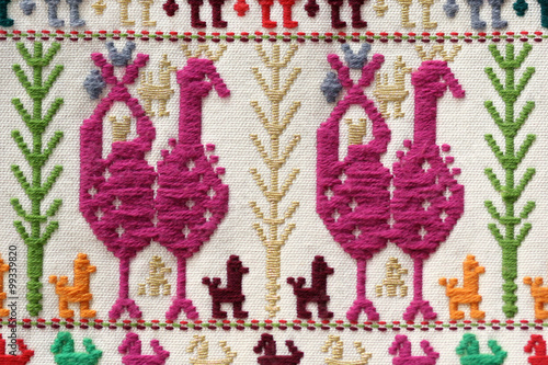 Sardinian carpet. Sardinia (Italy)